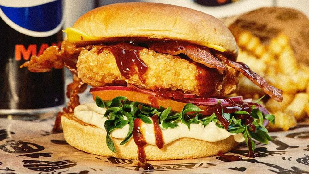 Crispy Chicken Bacon and BBQ Meal