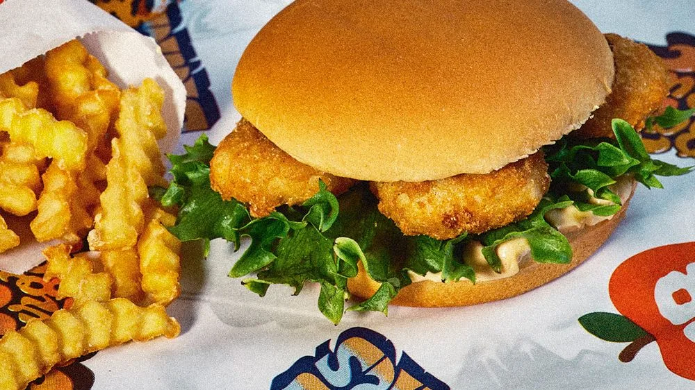 Chicken Nuggets Burger Meal