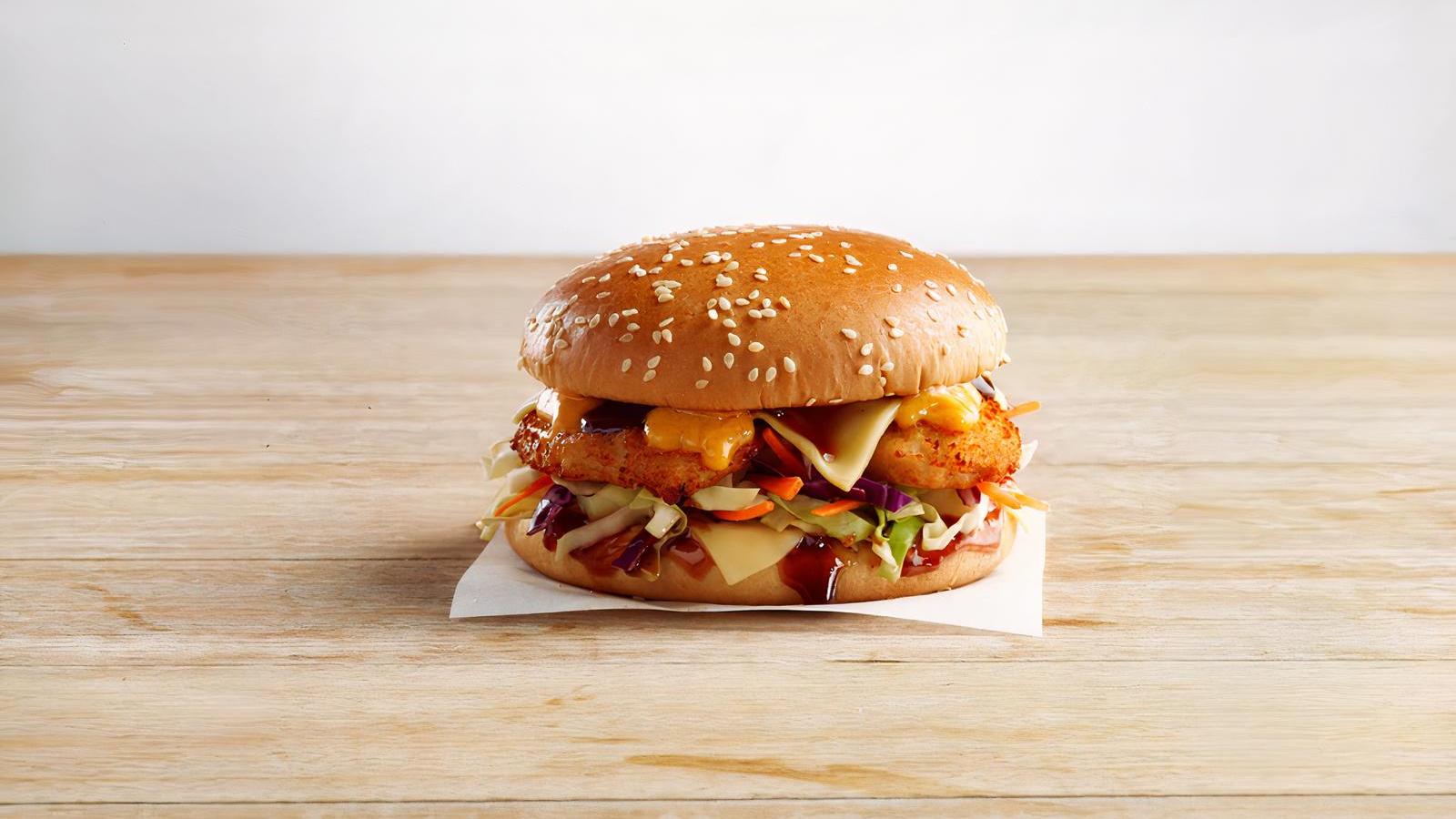 Cheeky Cheese and BBQ Burger