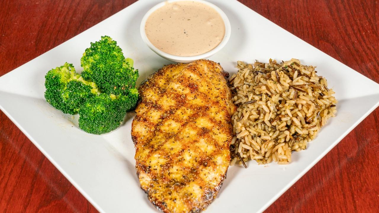 Black and White Chicken Platter