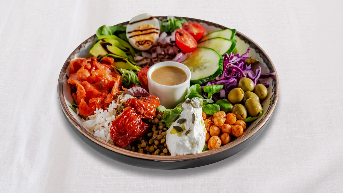 Losos salata