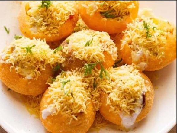 Dahi Poori (8pcs)