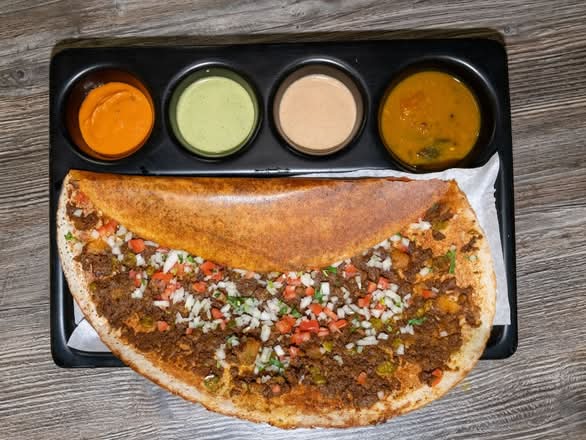 Bawarchi Vegan Keema Dosa