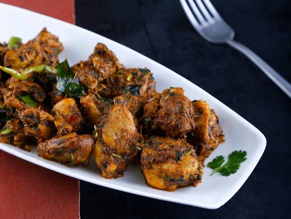 karvepaku (Curry Leaf) Chicken Fry