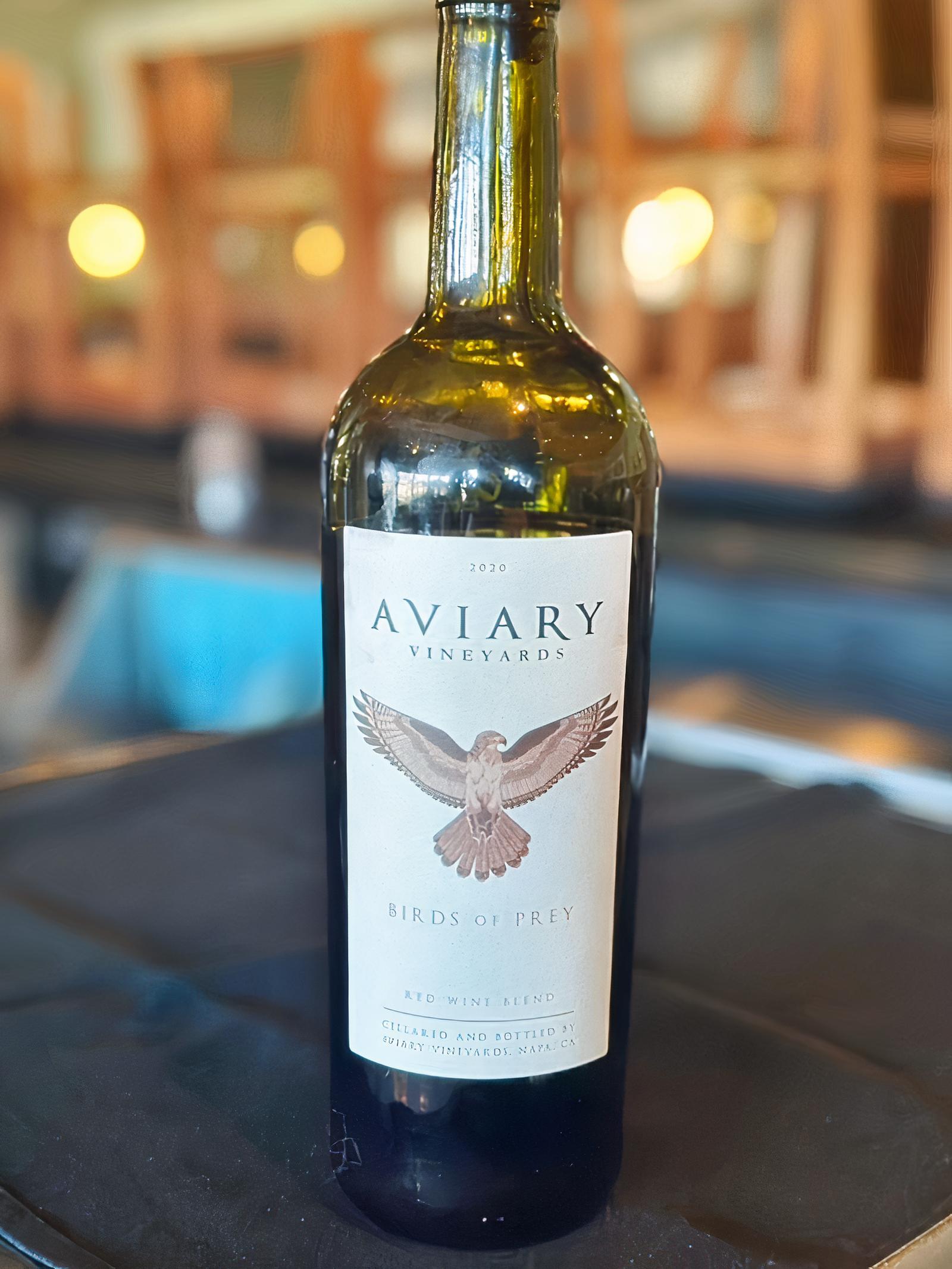 Aviary Birds of Prey Red Blend Bottle