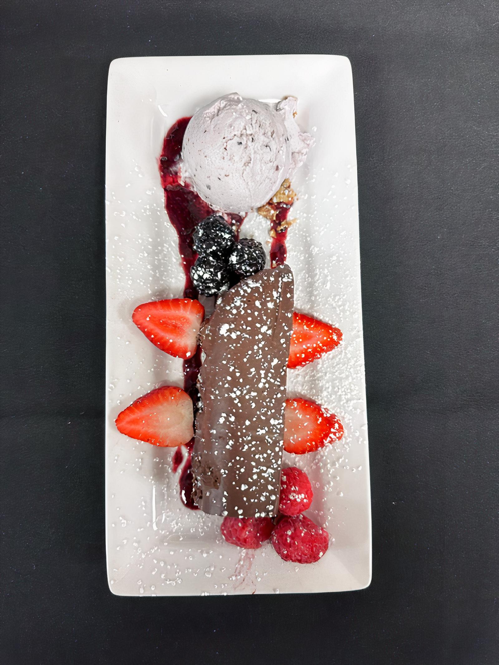Dense Chocolate Truffle Cake