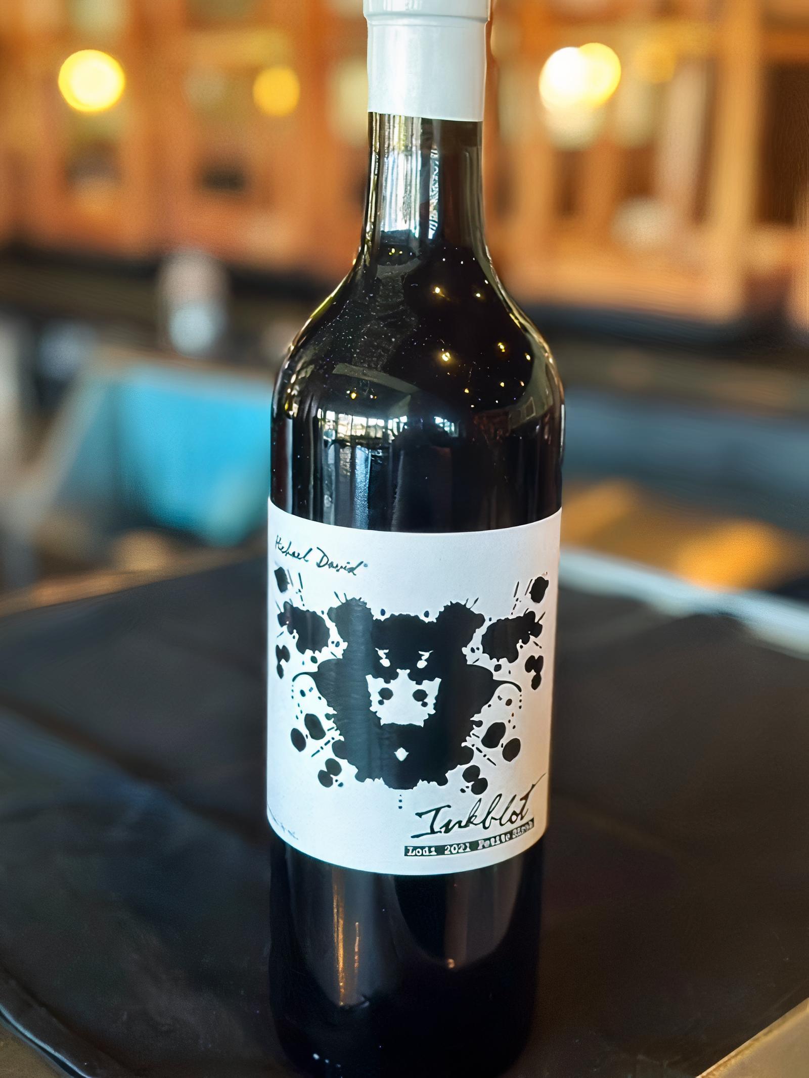Inkblot by Michael David Petite Sirah Bottle