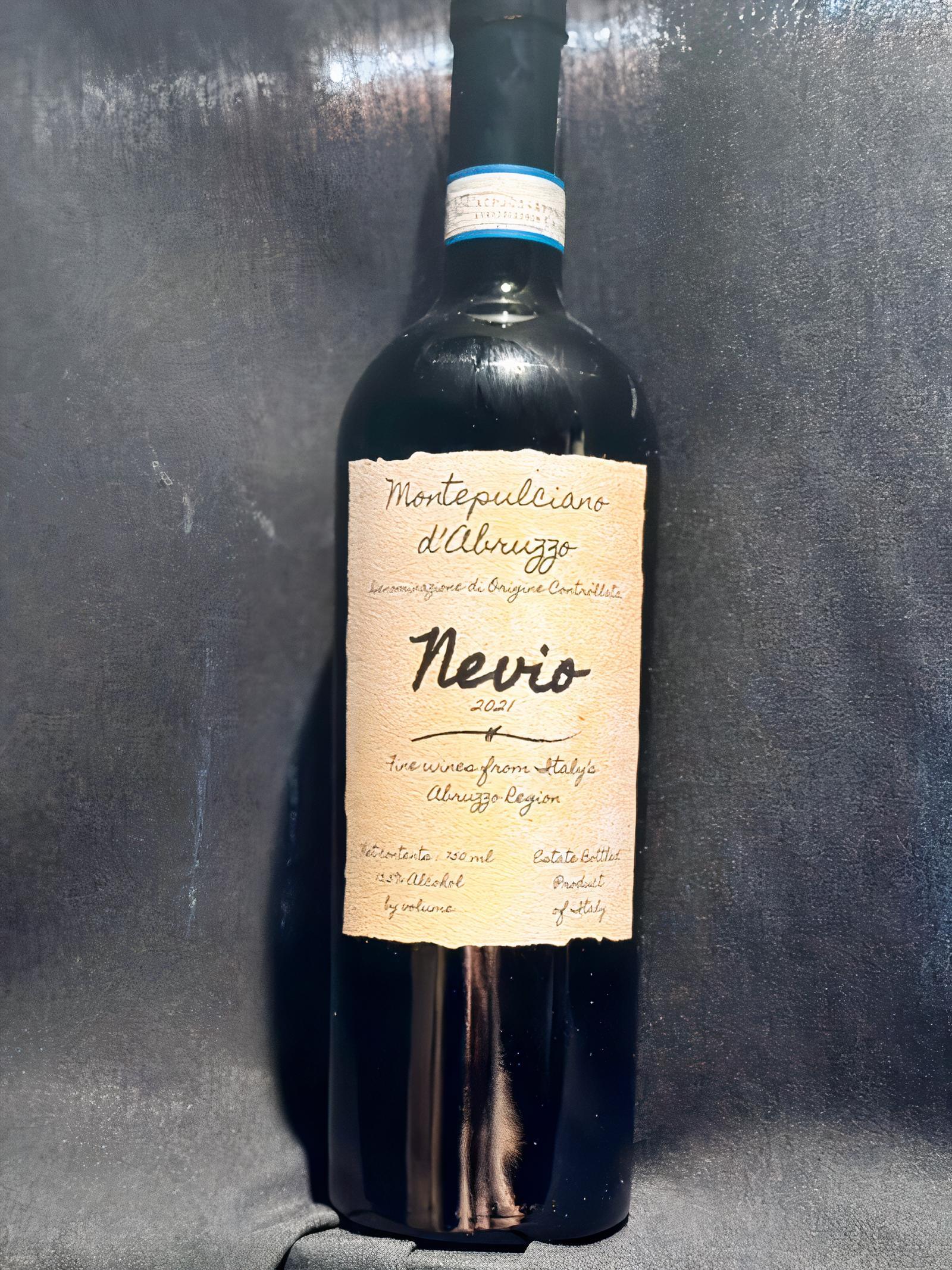 Nevio Montepulciano D'abruzzo Bottle
