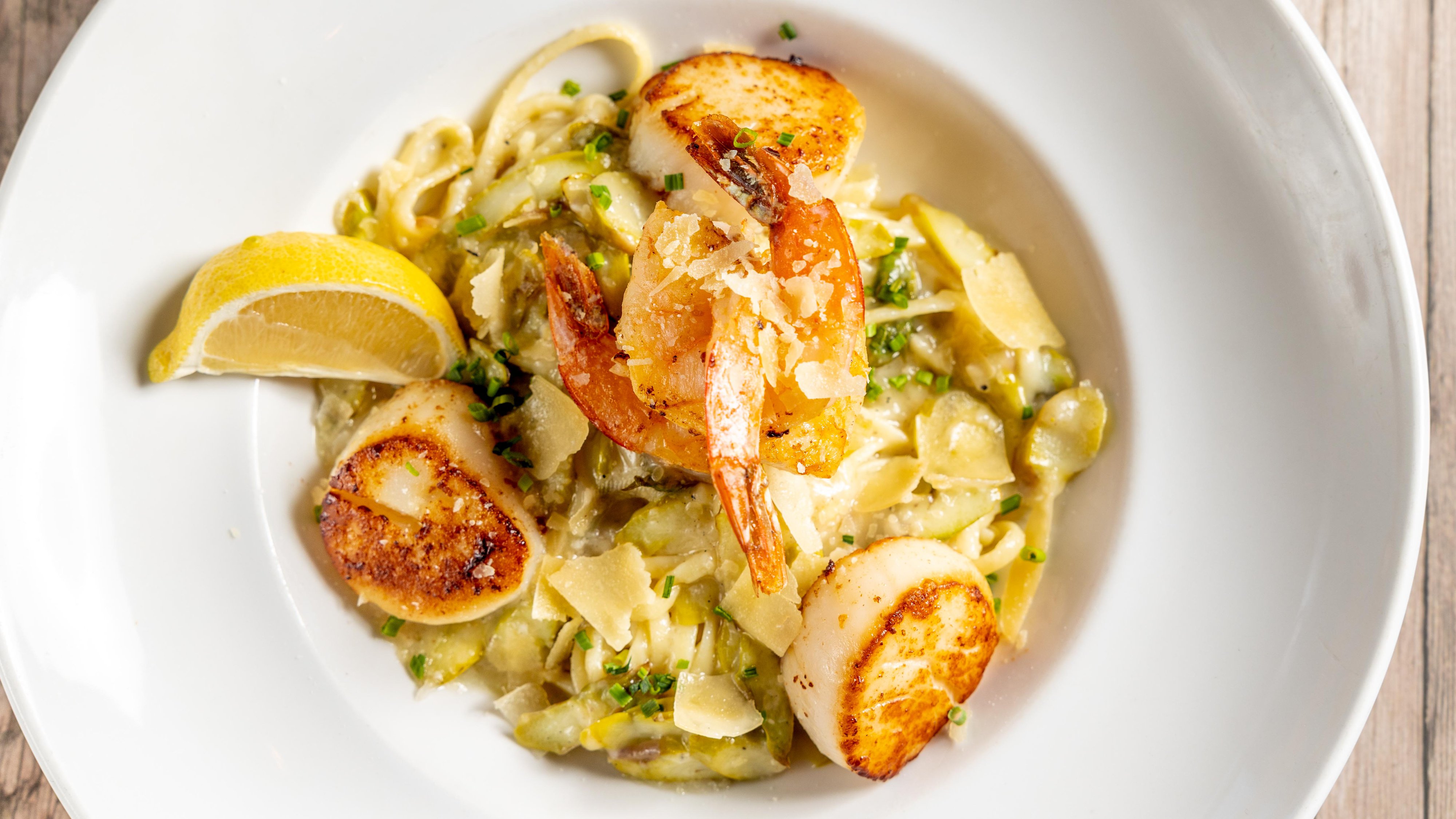 Shrimp and Scallop Scampi