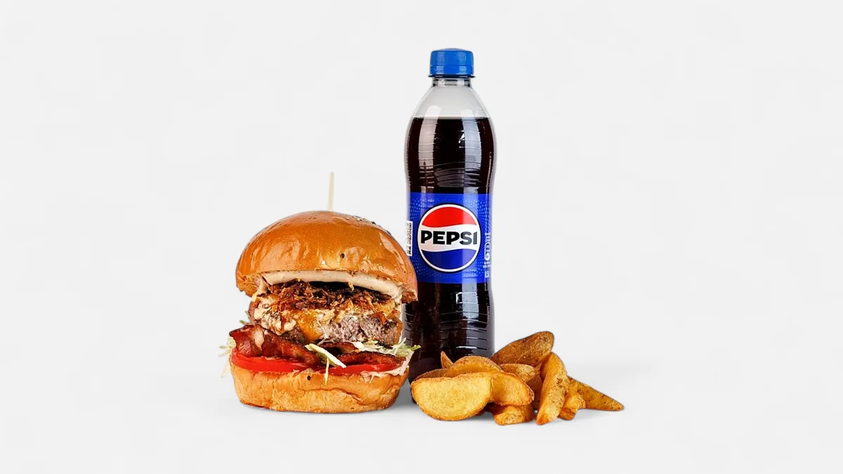 Knez + Krompirček + Gazirana pijača