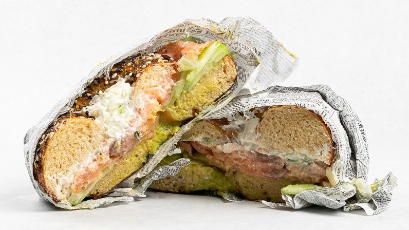 Losos bagel