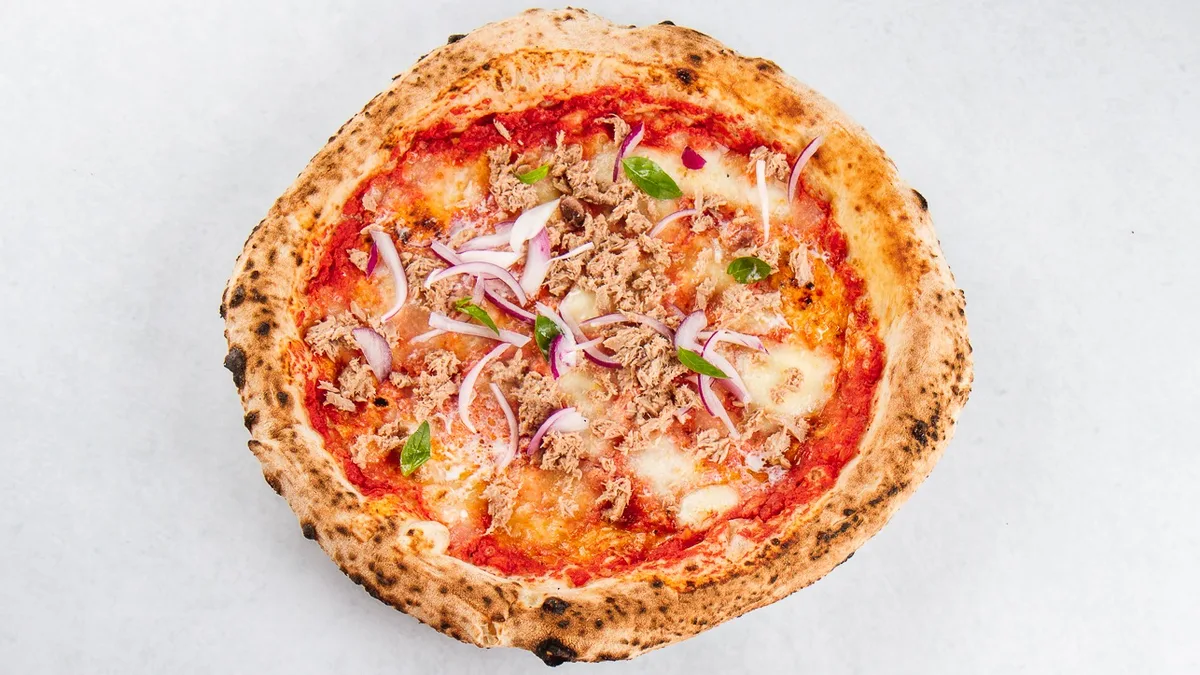 Pizza Tonno and Cipolla