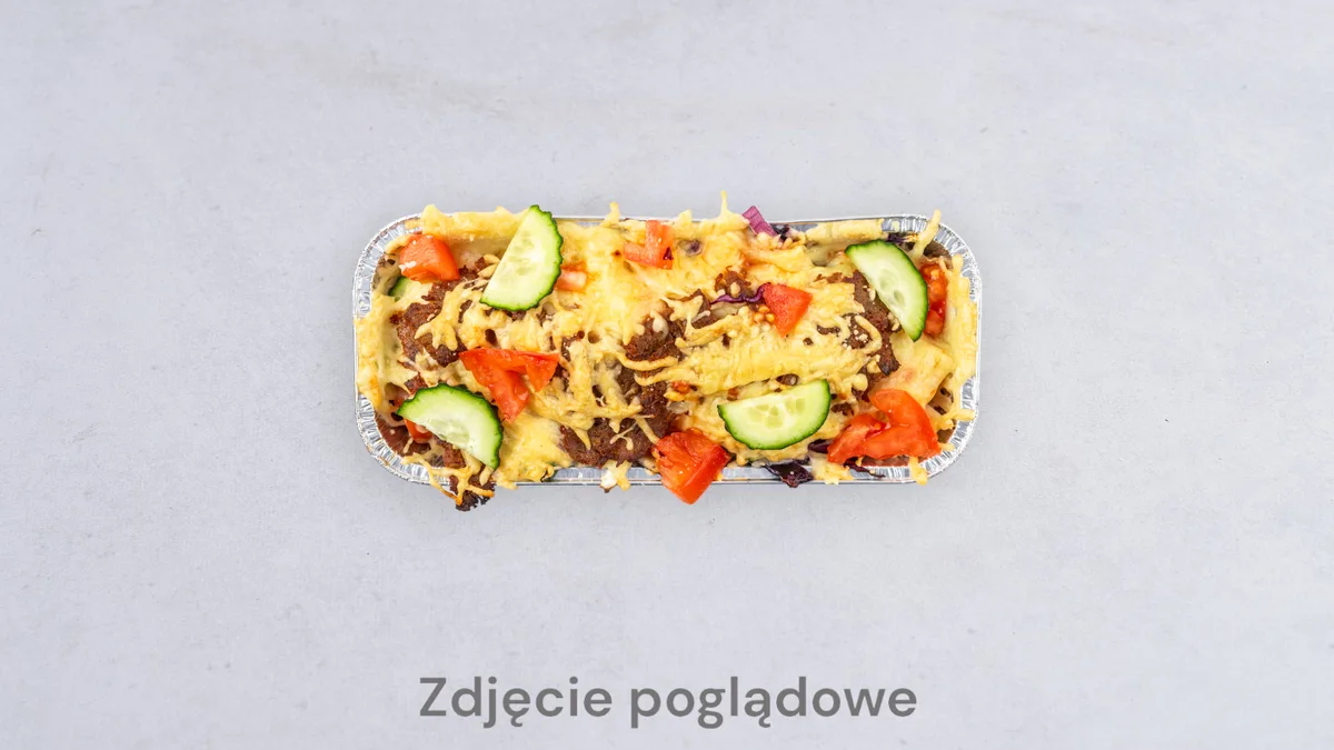 Kapsalon z serem kurczak lub wołowina duży