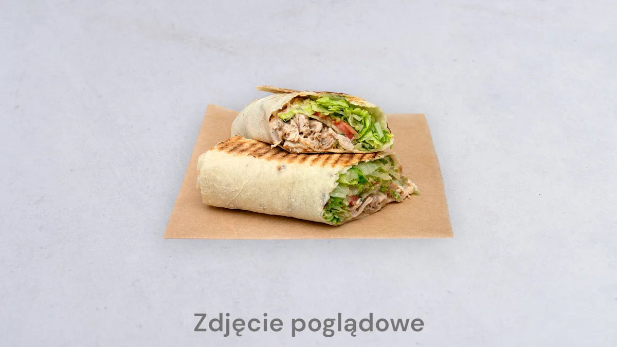 Kebab kurczak z sałatką
