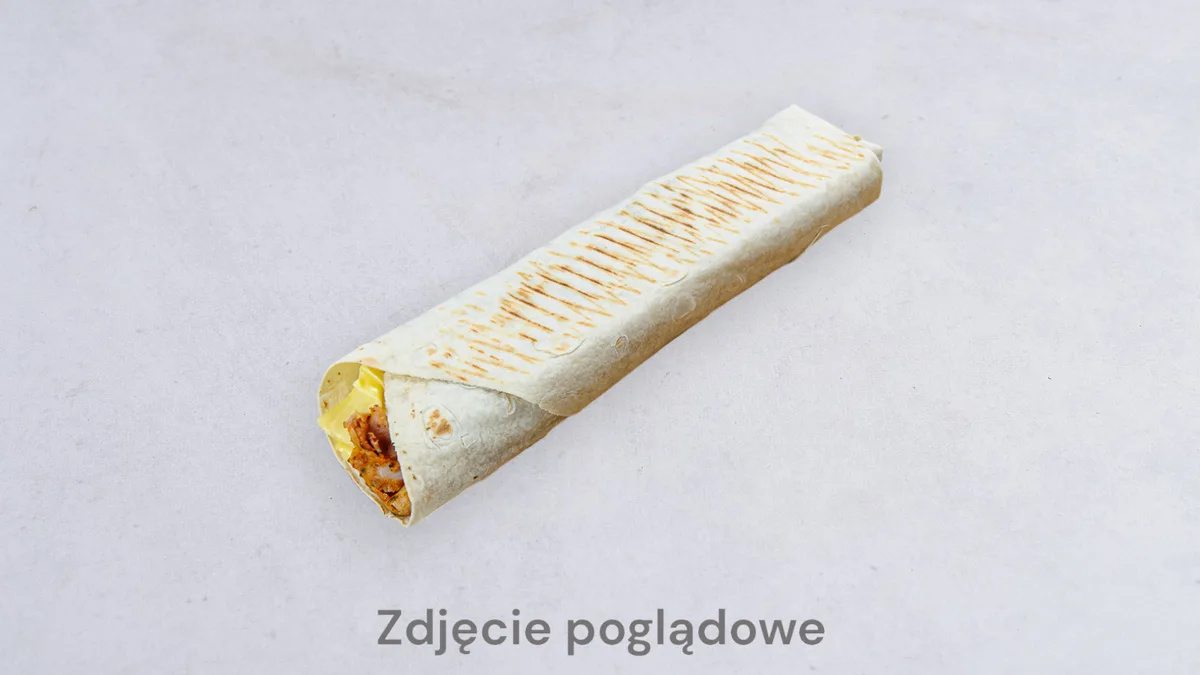 Kebab na cienkim z serem kurczak