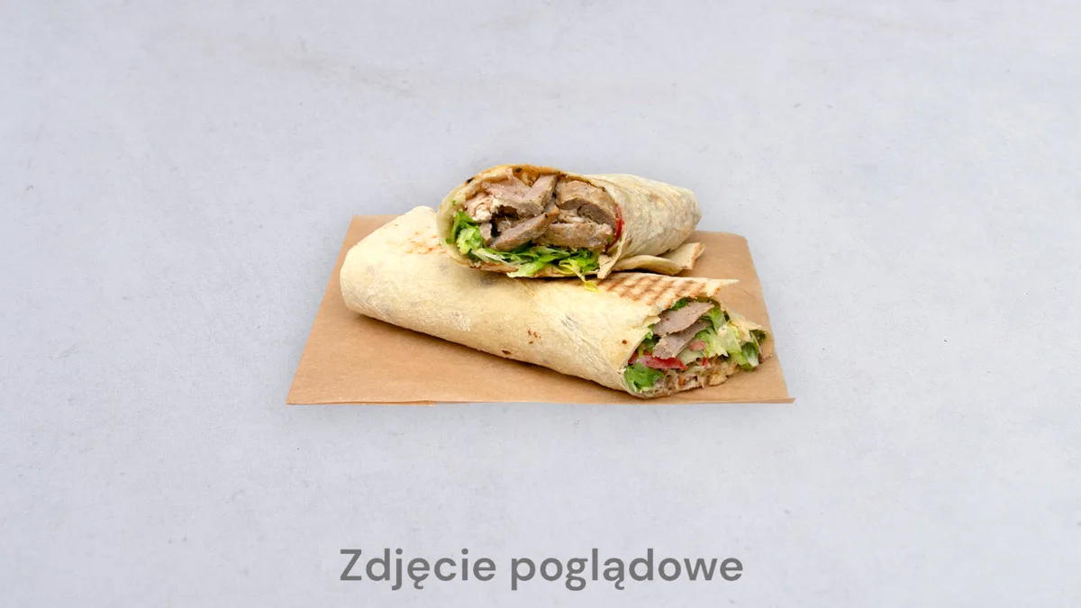 Kebab wołowina z sałatką