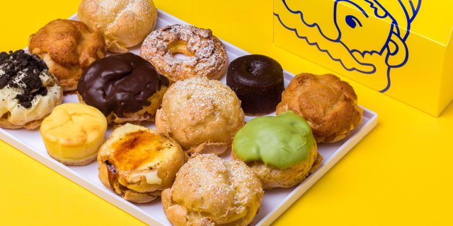 Baked Goods and Cream Puffs Box