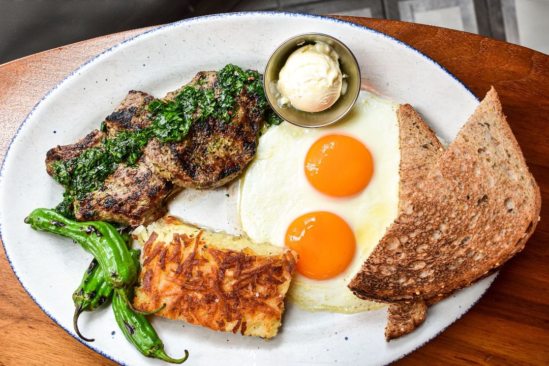 Chimichurri Steak and Eggs