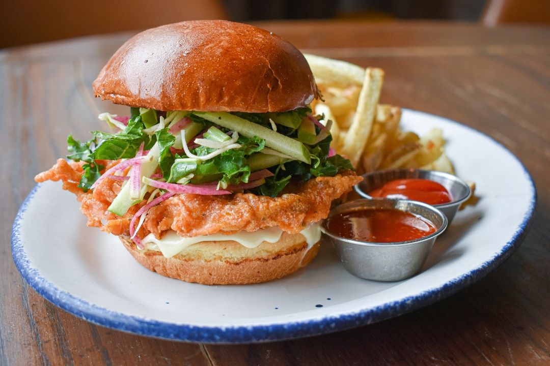 Hot Honey Fried Chicken Sandwich