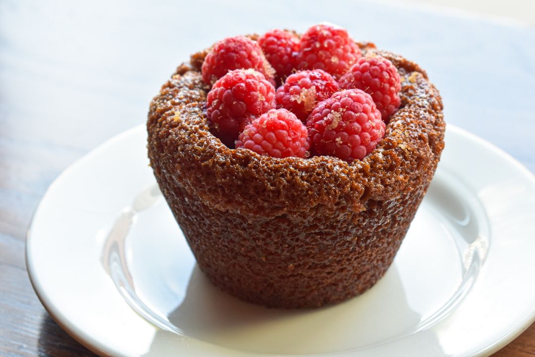Raspberry Bran Muffin