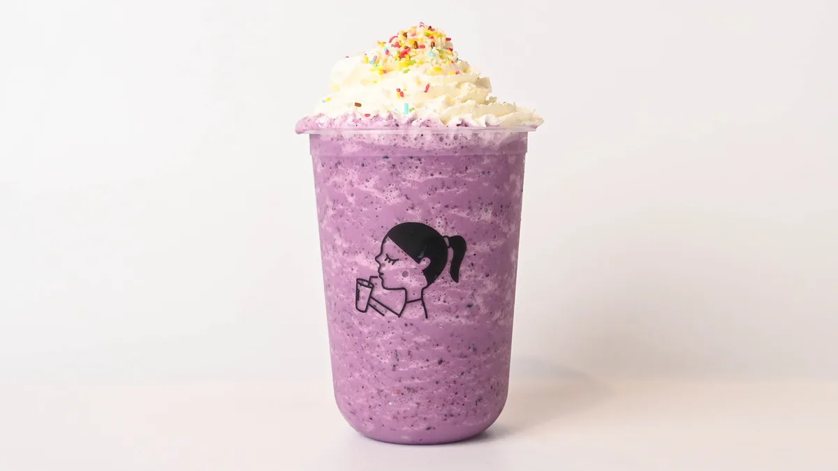 Blaubeer Milchshake