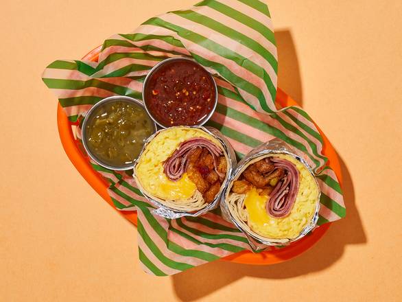 Hungry Ham Breakfast Burrito