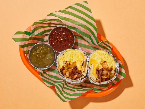 Morning Bacon Breakfast Burrito