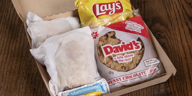 Buffalo Chicken Wrap Box Lunch