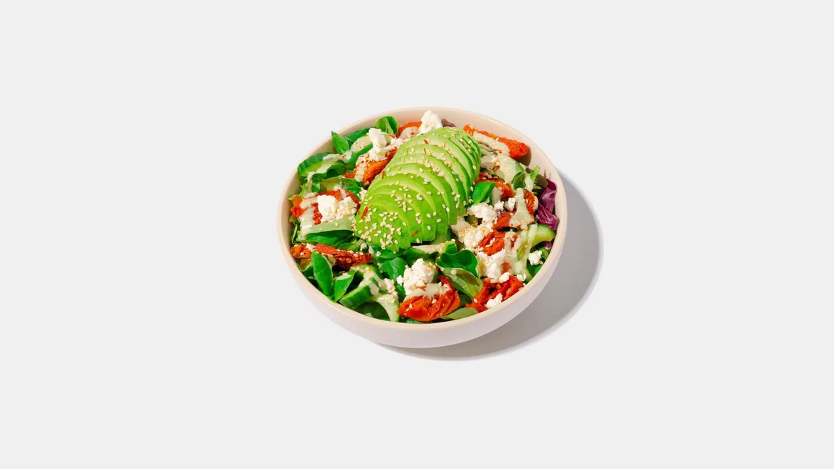 Avocado and Feta Cheese Salad Mini
