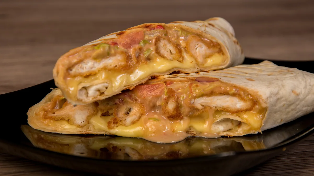 Csirkés wrap