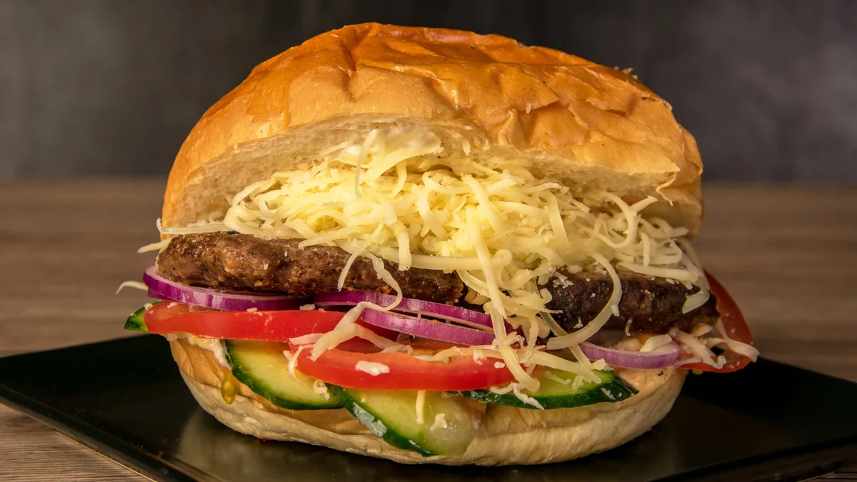 Retro burger