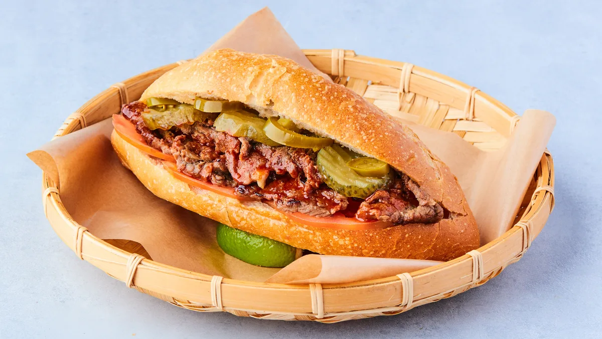 Bulgogi Cheese Steak Banh Mi