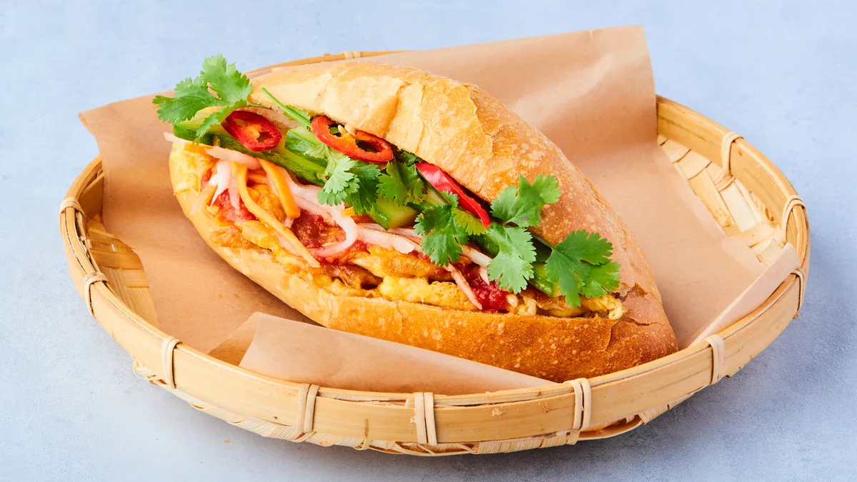 Fluffy Egg Banh Mi