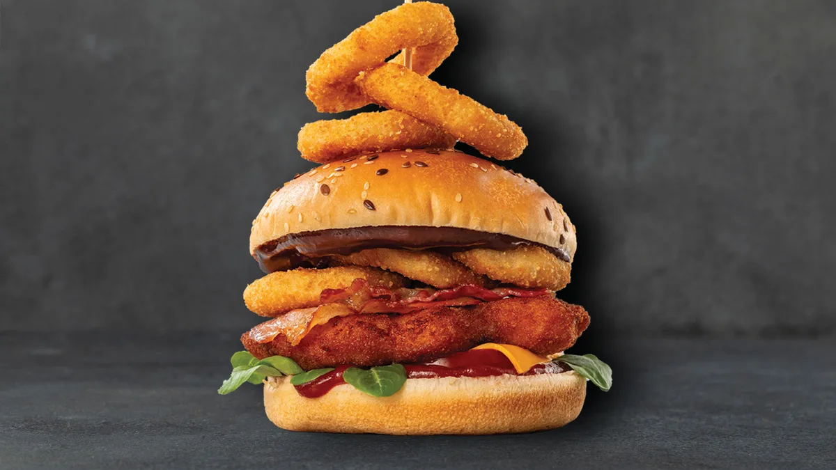 Cowboy csibe burger
