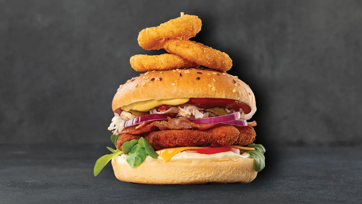 Csibe betyár burger