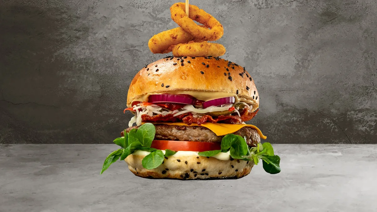 Magyaros burger