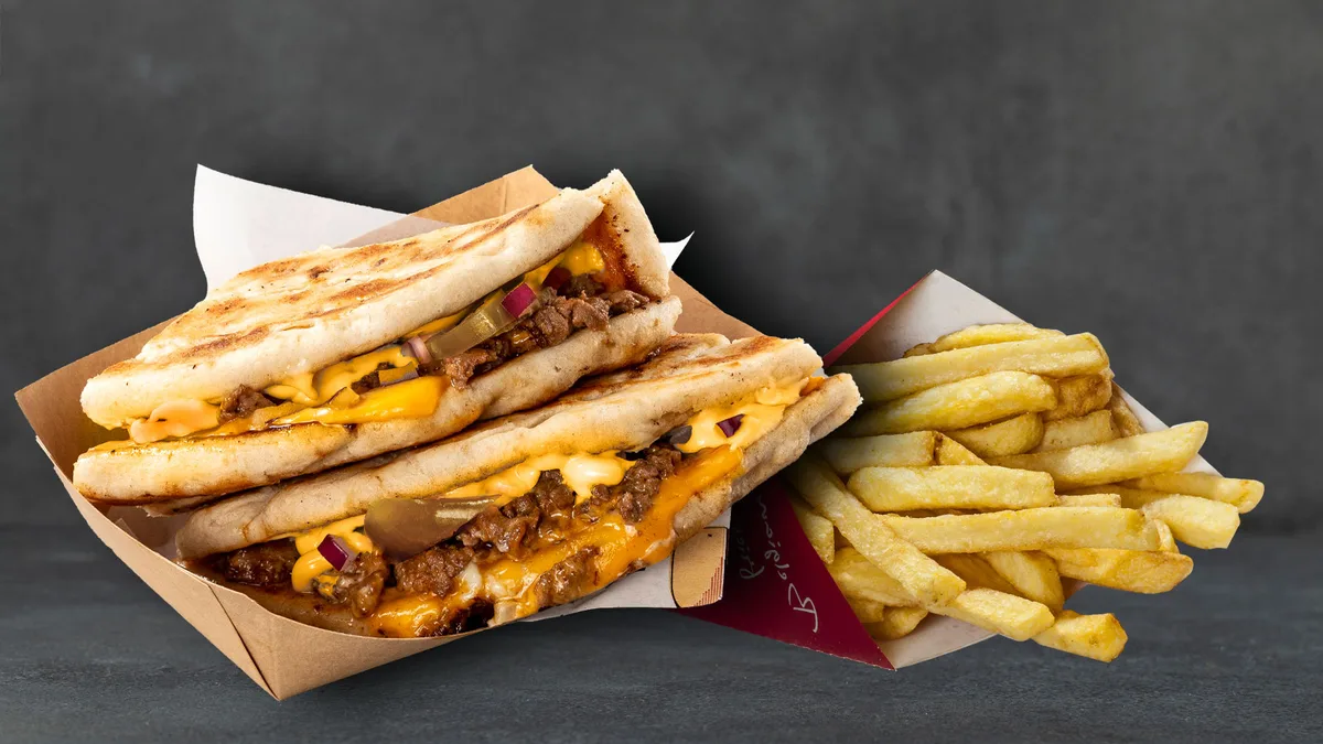 Samurai flatbread választható krumplival