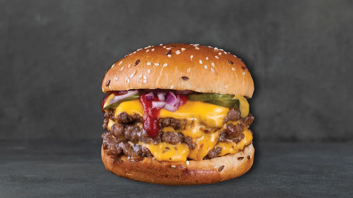 Triple Smashed burger