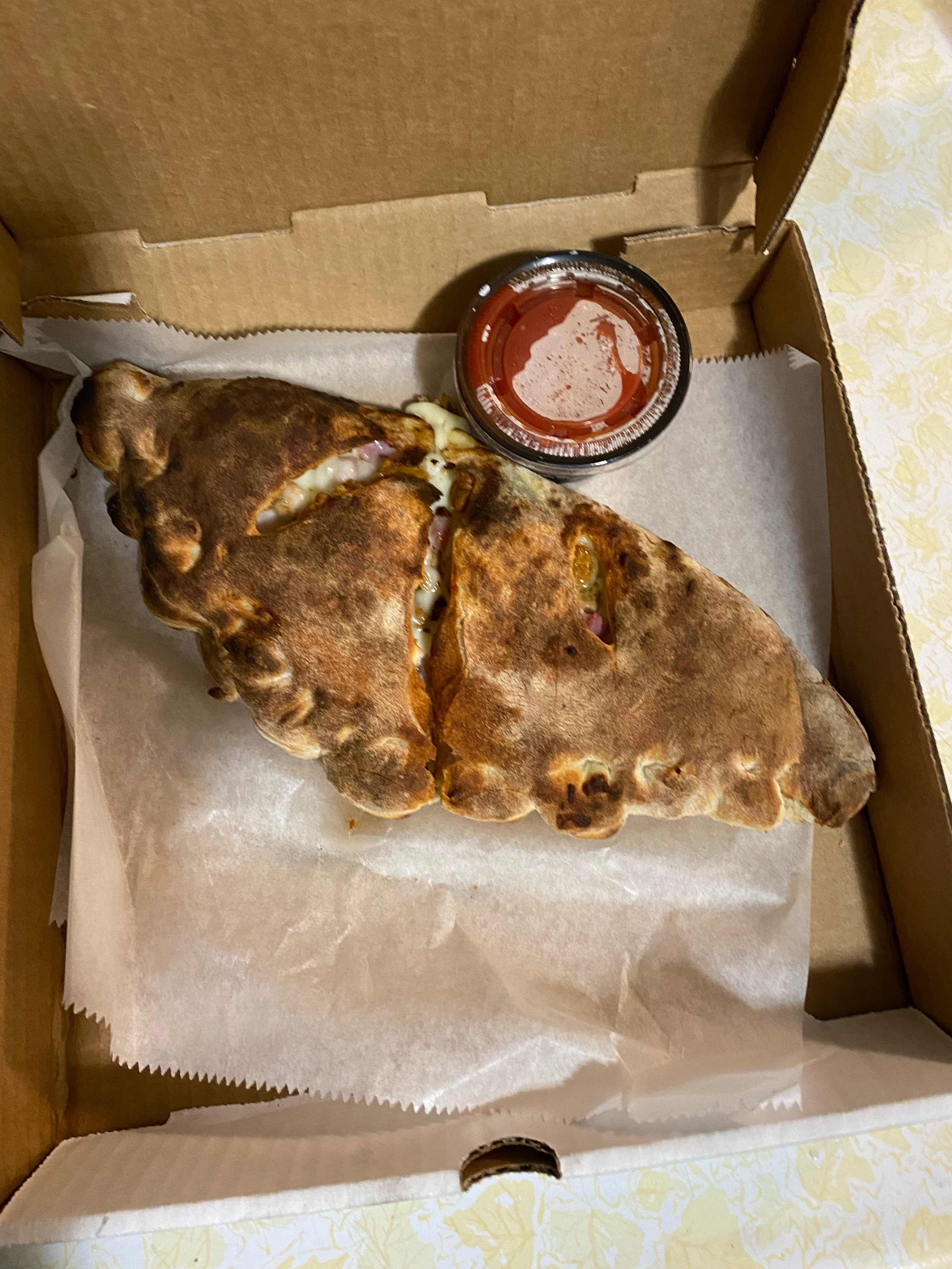 DIY 2 Topping Calzone