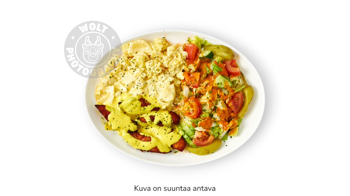 KA6. Kana kermaperunoilla