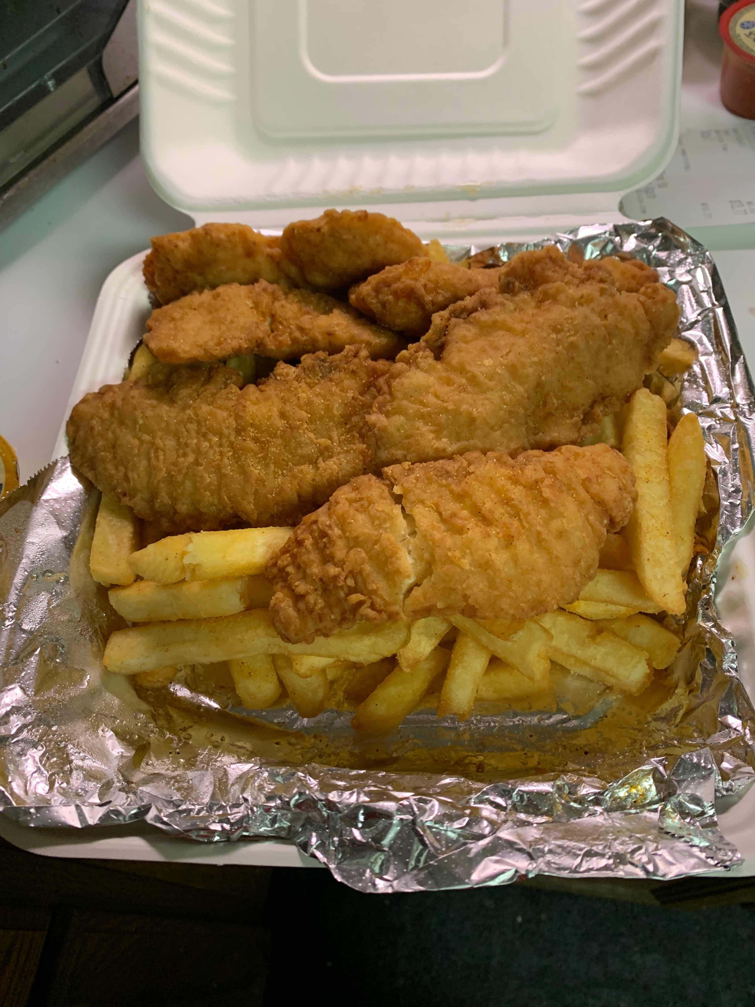 Chicken Tenders with French Fries