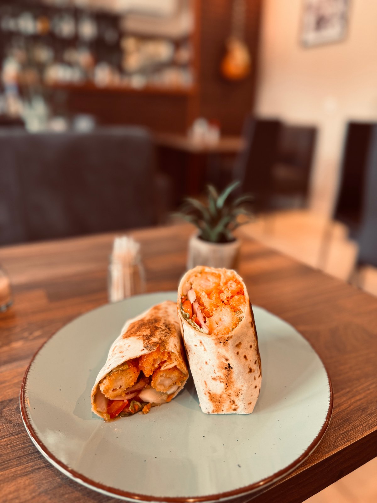 Bundázott rákos wrap