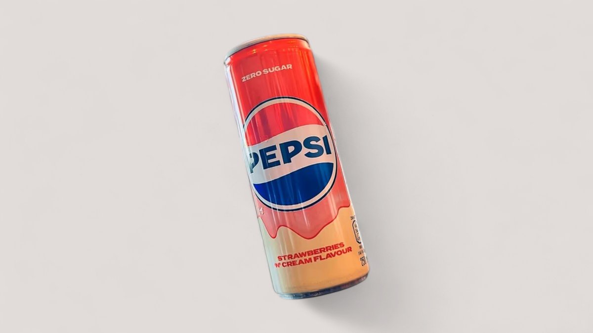 Pepsi Strawberries and Cream (Zero Sugar) – 330 ml