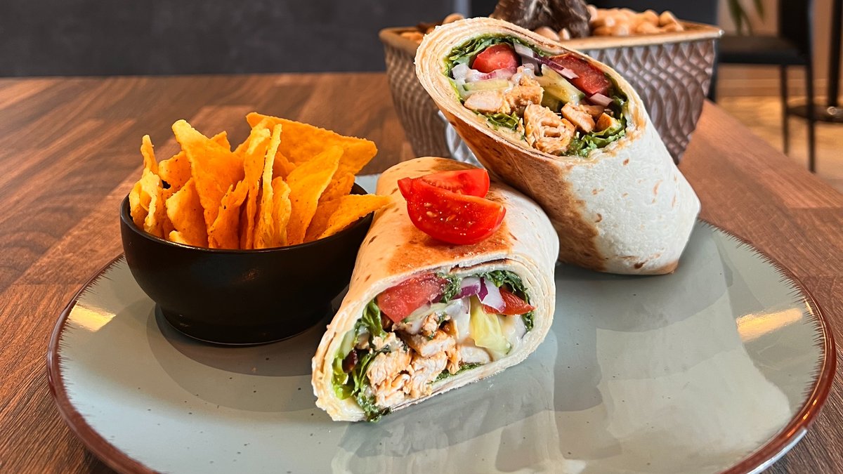 Pirított csirke wrap