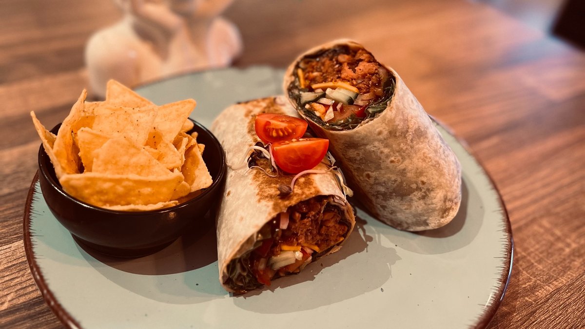 Vegán marhás wrap