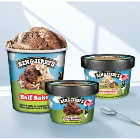 Ben and Jerrys 1 Pint and 2 Shorties
