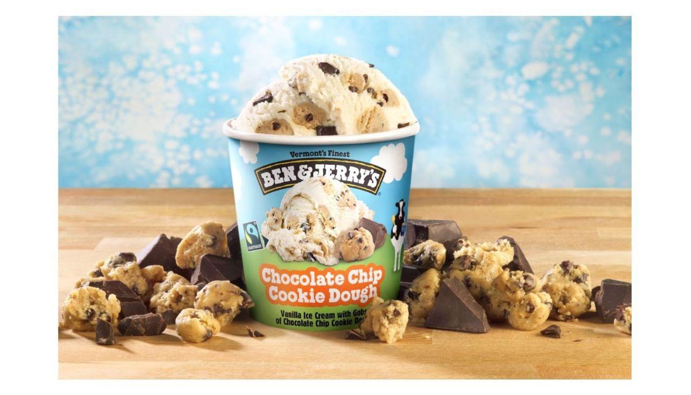 Ben and Jerry's Choc Chip Cookie Dough Ice Cream 458mL Tub