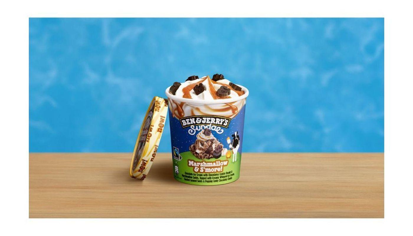 Ben and Jerry's Marshmellow and S'more! Sundae 427mL