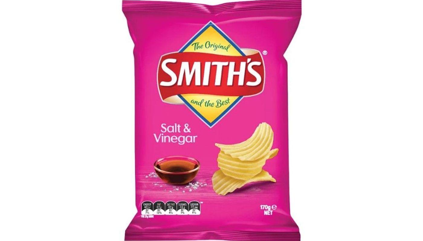 Smith's Crinkle Cut Salt And Vinegar 170g