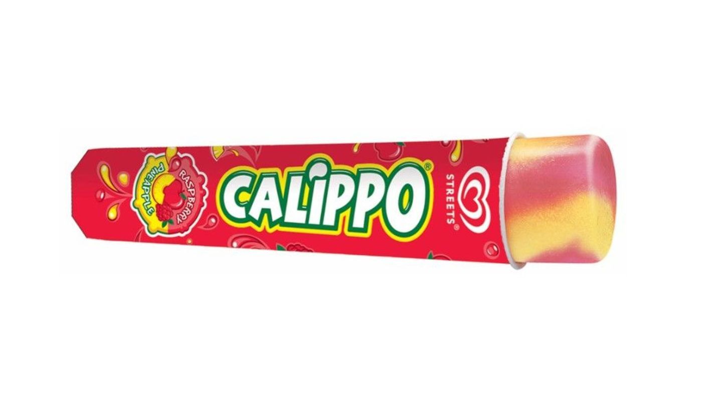 Streets Calippo Raspberry and Pineapple 105ml